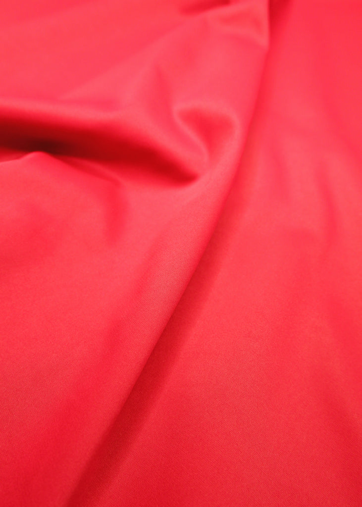 Dayze Kendal Red Cold Shoulder Straight Cut neckline Dress